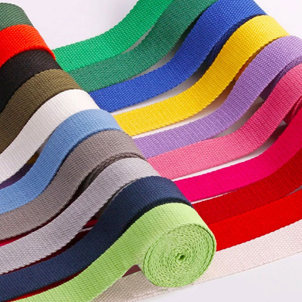 Width 38mm Cotton Webbing Tape Belting Fabric Strap Bag Making Strapping